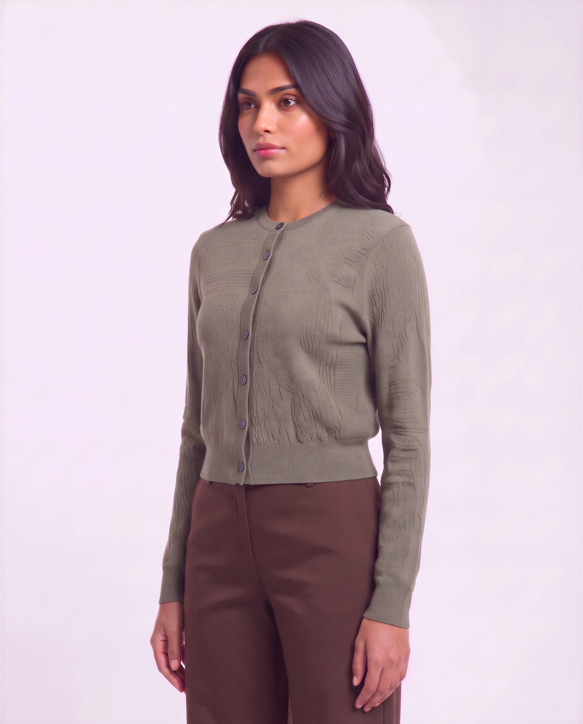 CORDELIA SAGE WOMEN'S MERINO CARDIGAN