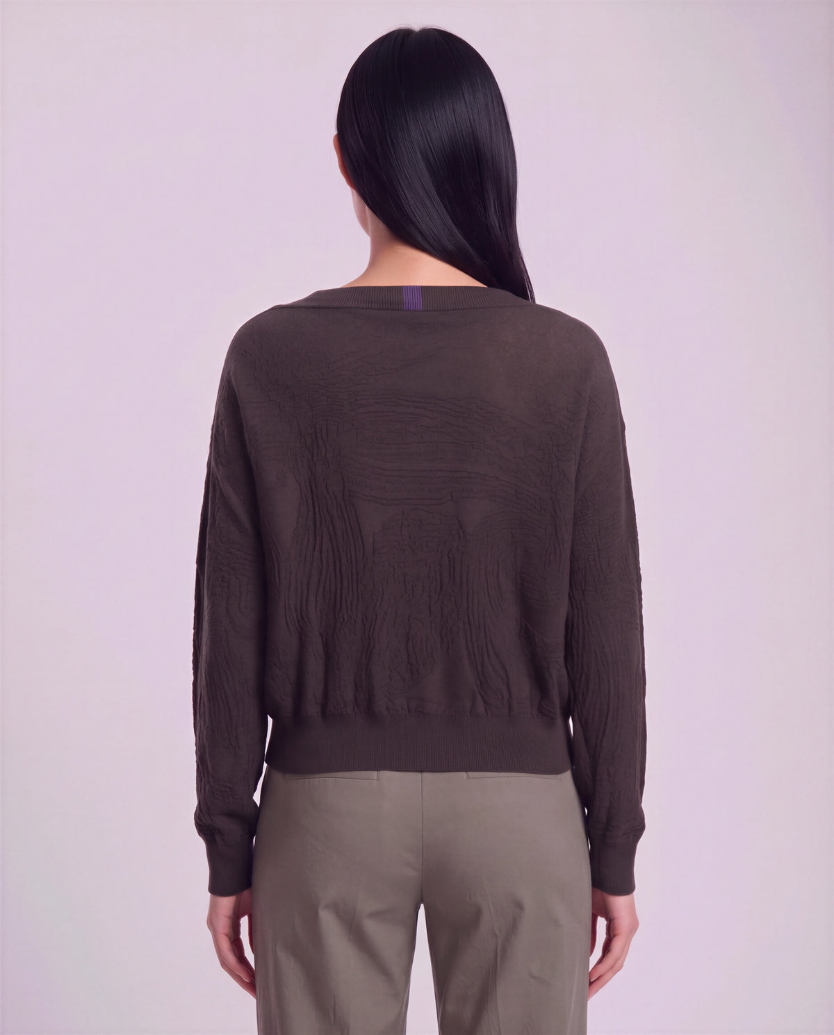 CRISSY BROWNIE WOMEN'S CROPPED MERINO SWEATER