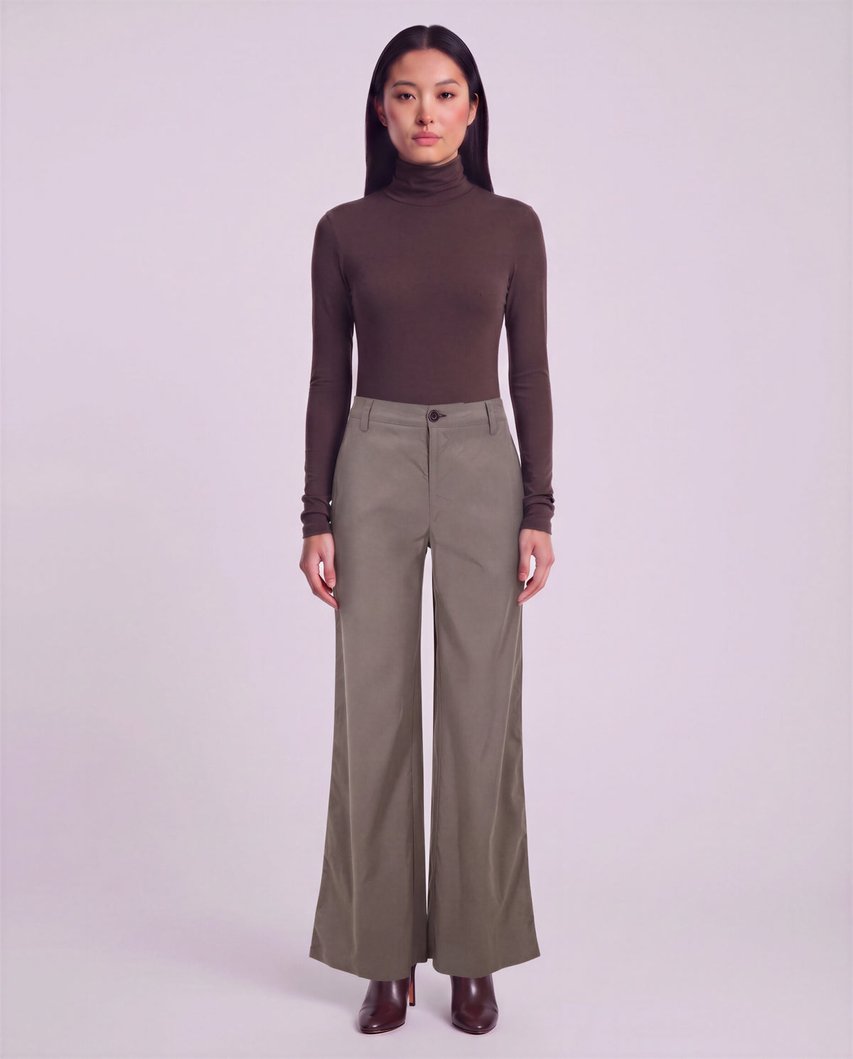 PHILLIS SAGE WOMEN'S STRETCH TENCEL TAILORED PANT
