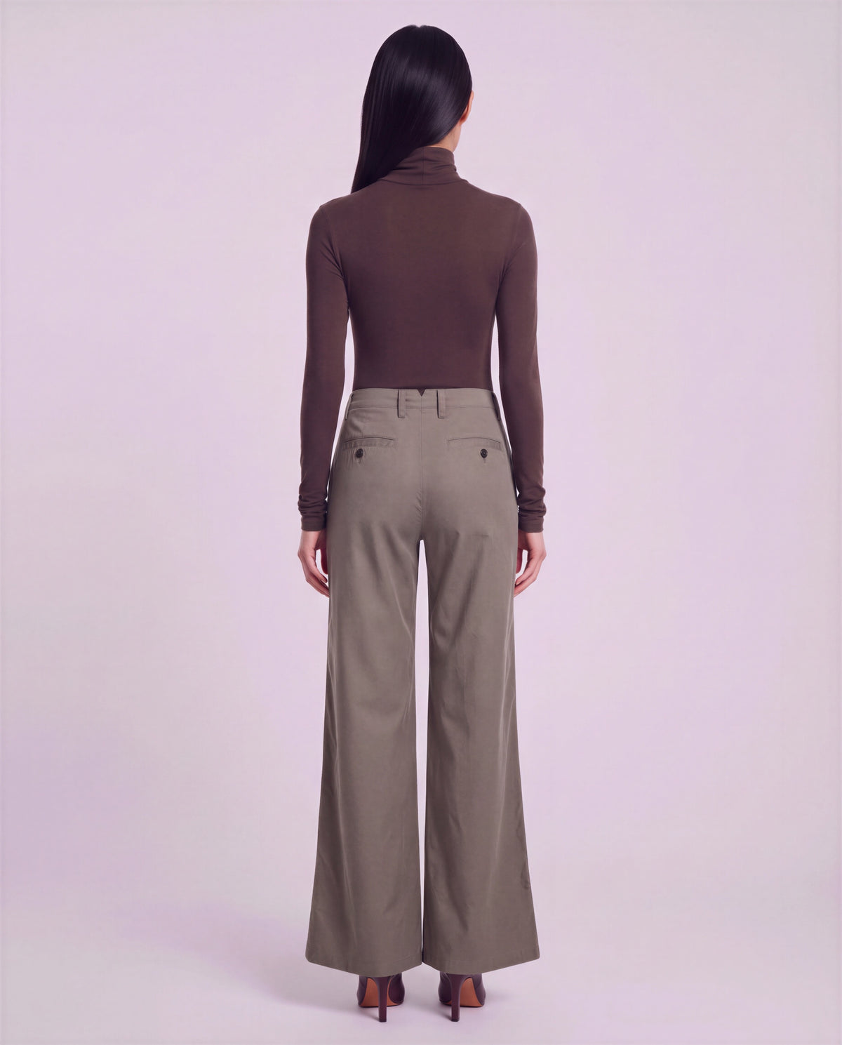 PHILLIS SAGE WOMEN'S STRETCH TENCEL TAILORED PANT