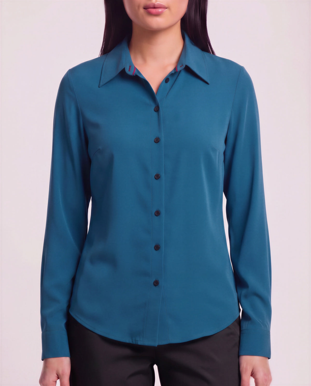 SUTTON LEGION WOMEN'S STRETCH SILK LONG-SLEEVE SHIRT