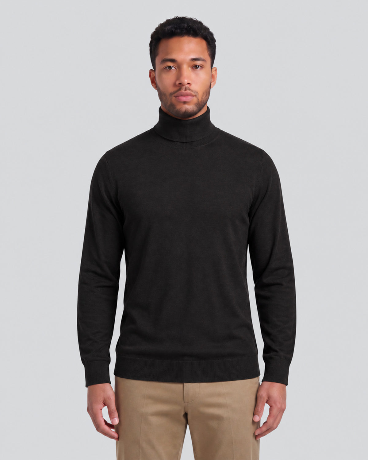 RONALD MERINO TURTLENECK BLACK